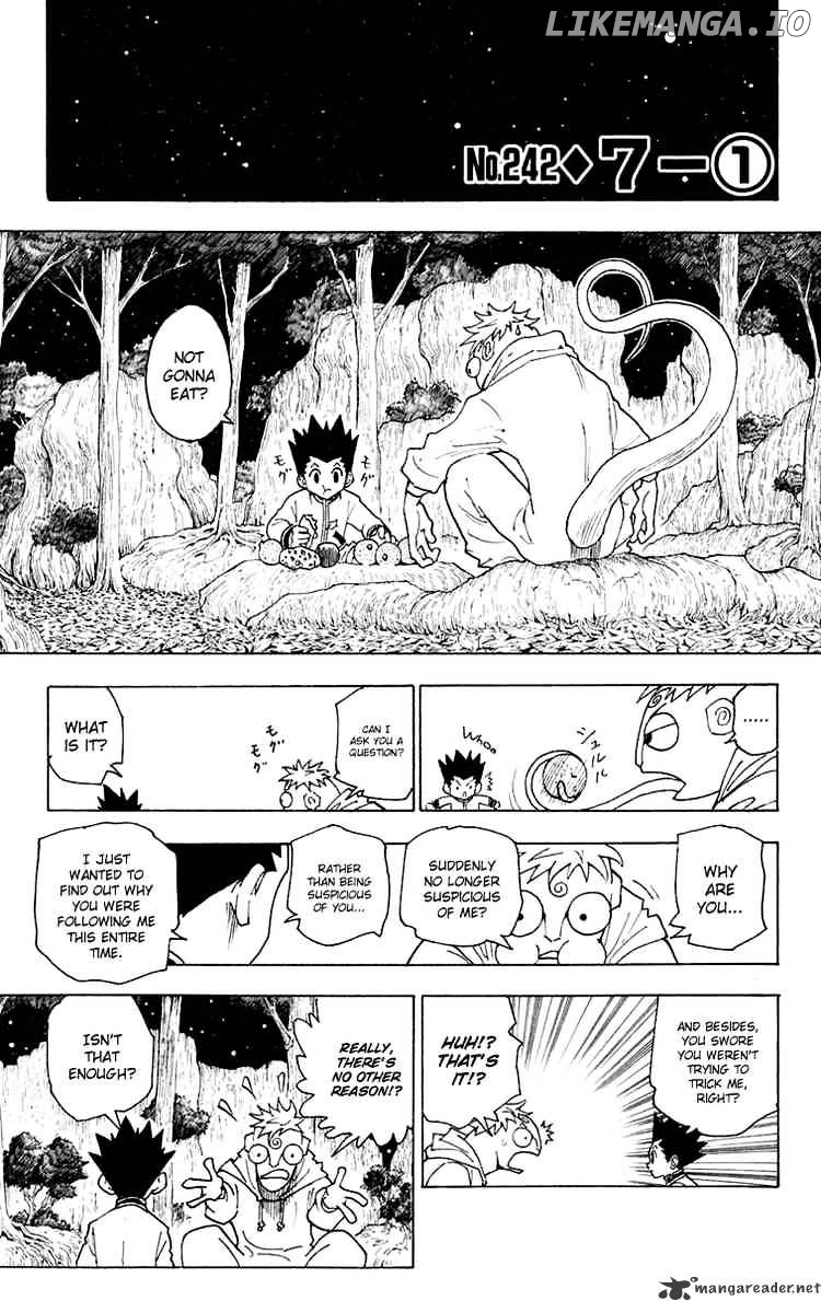 Hunter x Hunter, Chapter 242 image 01
